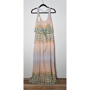 Jessica Simpson $168 NWT Ori Zinnia Maxi‎ Floral Sleeveless Casual Flowy Dress 8